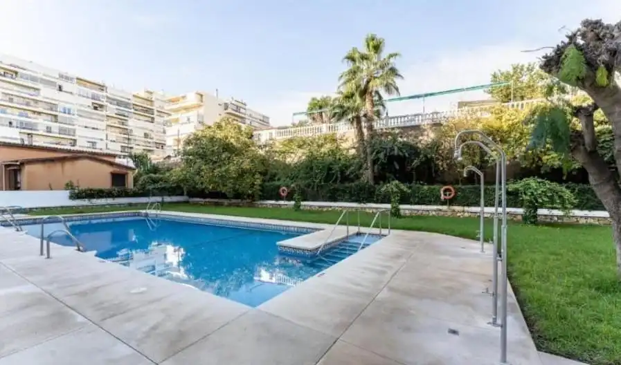 Swimming pool of Flat for sale in Torremolinos  with Air Conditioner, Private garden and Terrace
