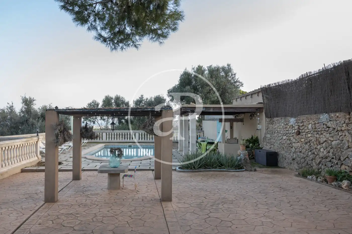Piscina de Casa o xalet en venda en  Palma de Mallorca amb Calefacció, Jardí privat i Terrassa