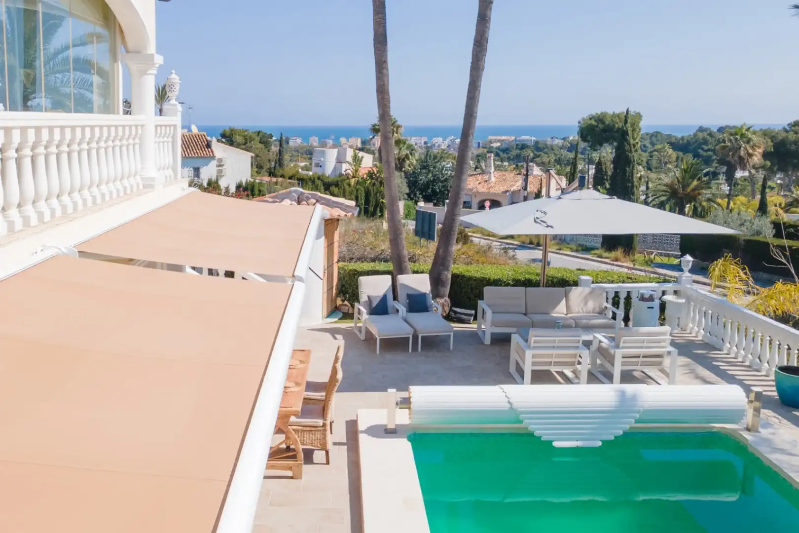 Terrace of Houses for sale in Jávea / Xàbia  with Air Conditioner, Heating and Private garden