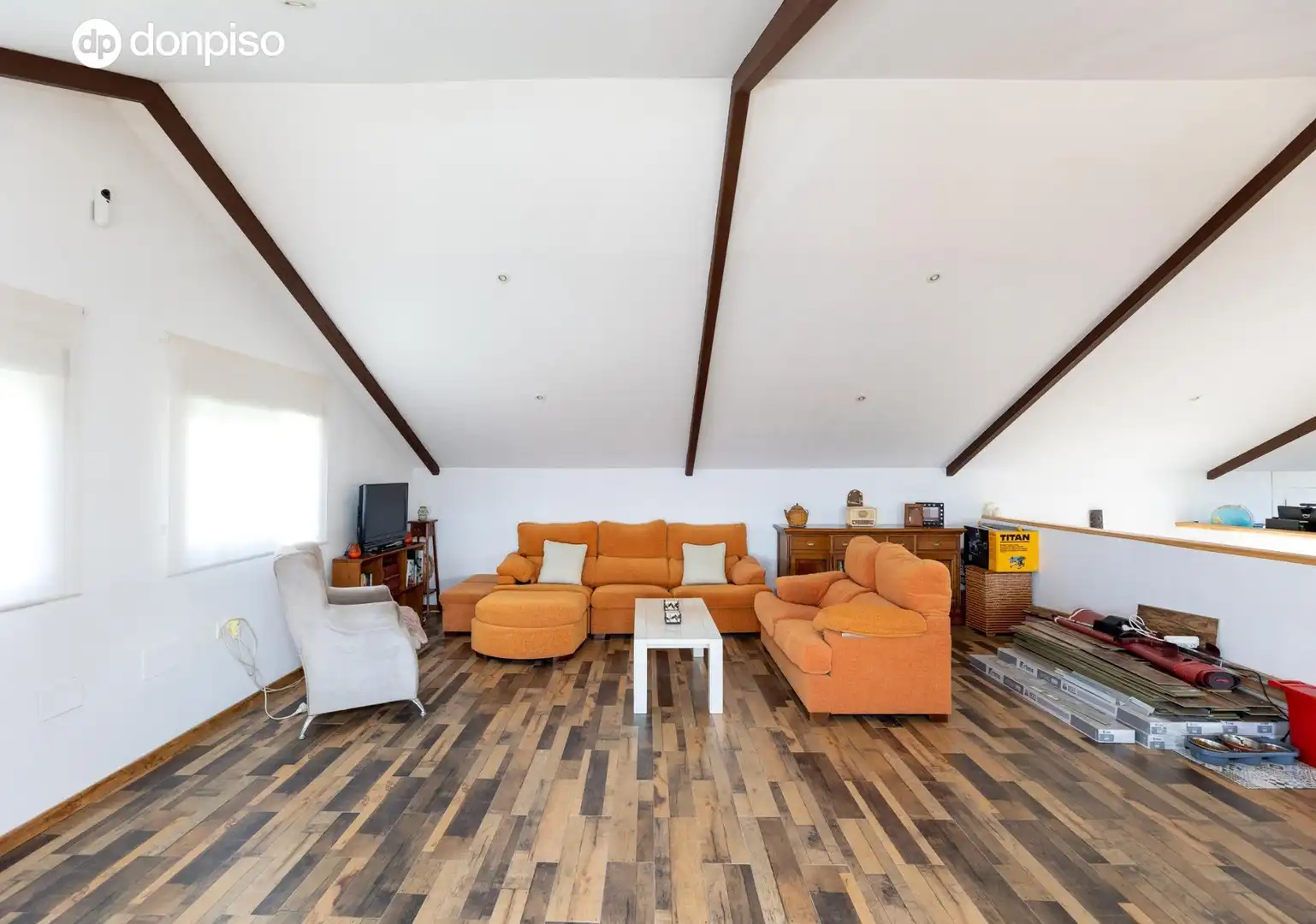 Sala de estar de Casa o chalet en venta en Nívar con Terraza