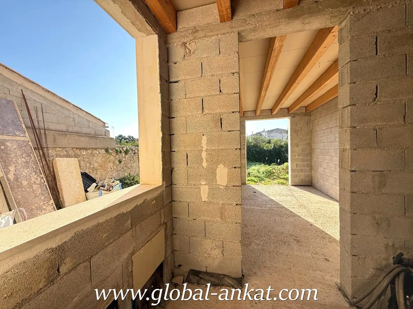 Vista exterior de Casa adosada en venta en Vilafranca de Bonany con Aire acondicionado, Jardín privado y Terraza