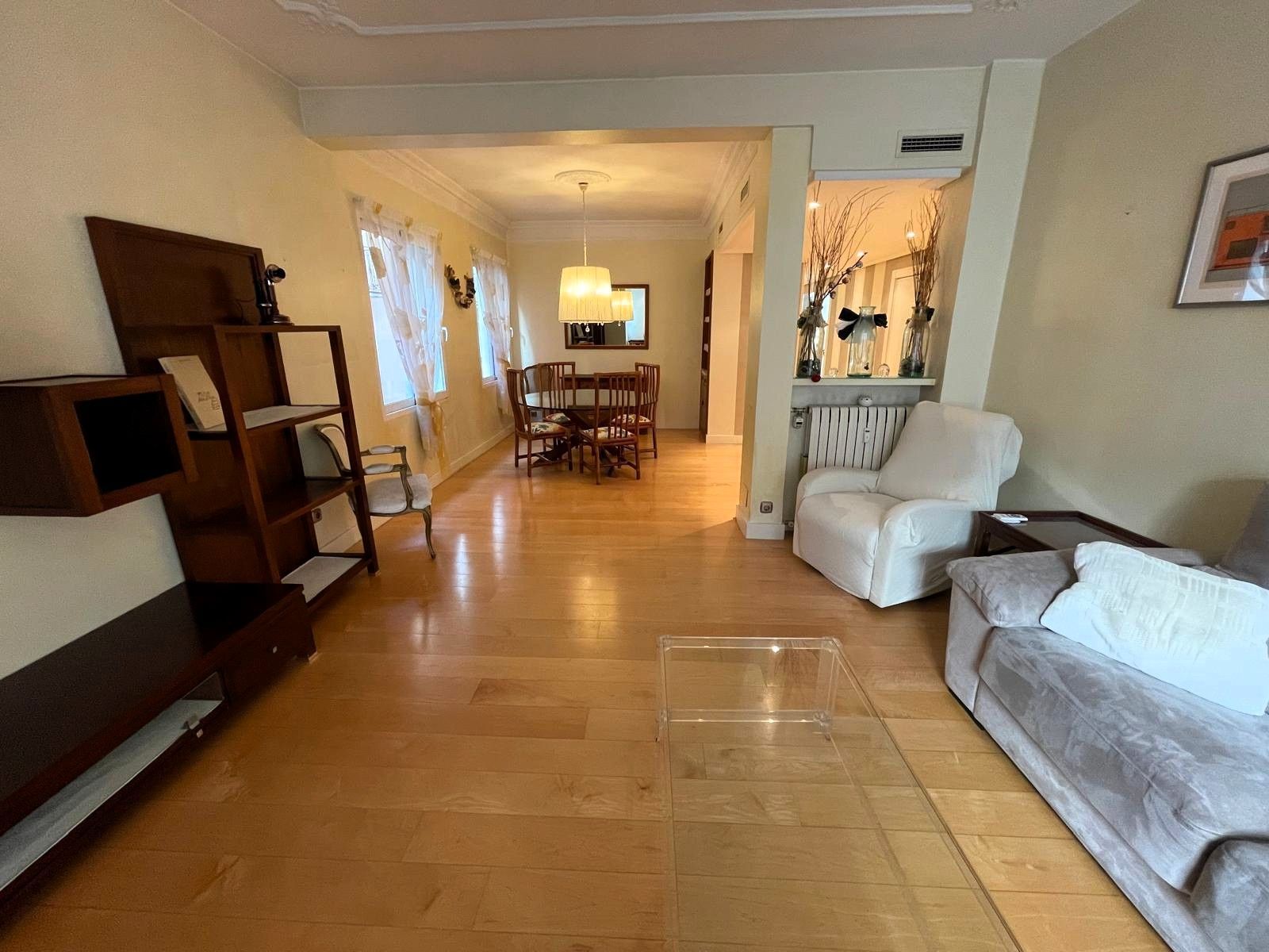 Dining room of Flat to rent in  Zaragoza Capital  with Air Conditioner, Heating and Storage room