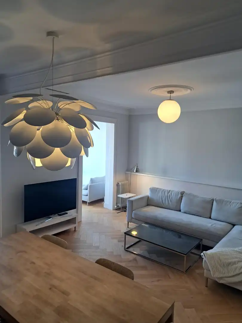 Sala d'estar de Pis en venda en Barcelona amb Aire condicionat, Calefacció i Parquet