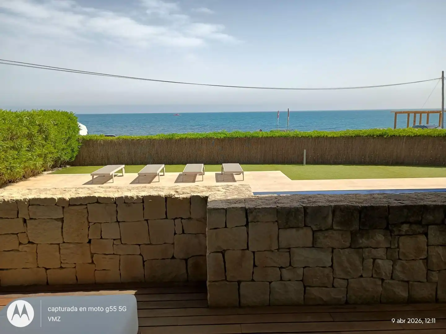 Terrasse von Dachboden zur Miete in Jávea / Xàbia mit Klimaanlage, Heizung und Terrasse