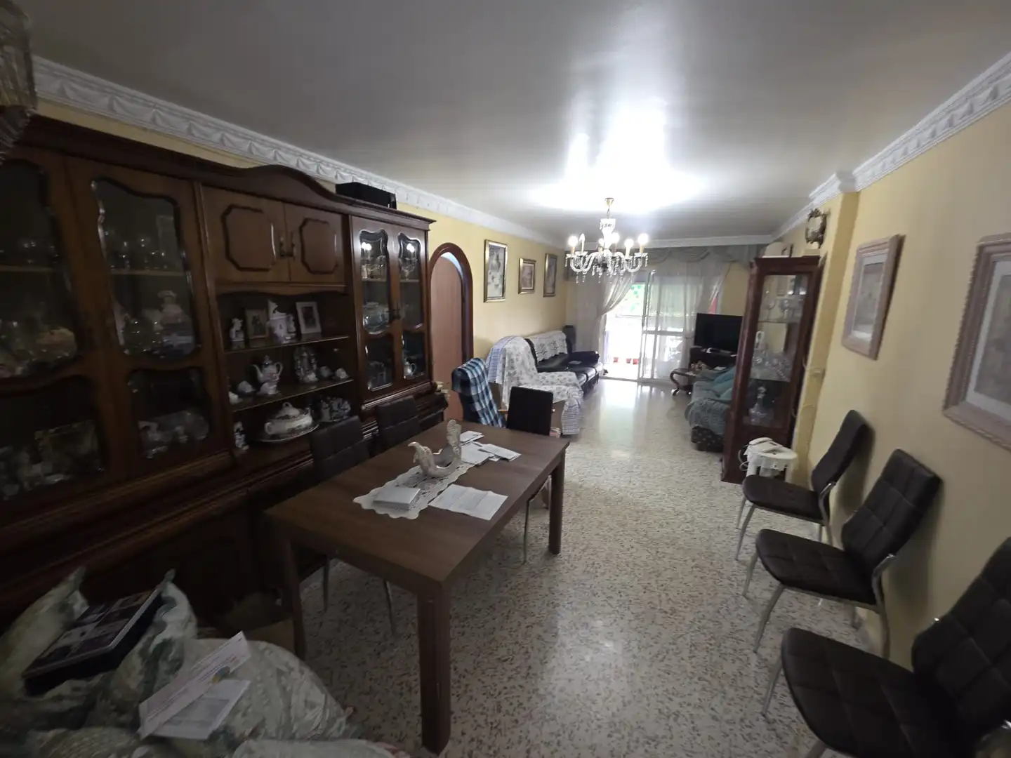 Sala d'estar de Pis en venda en Vélez-Málaga amb Aire condicionat, Terrassa i Moblat