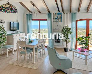 Dining room of Single-family semi-detached to rent in Moraira  with Air Conditioner, Terrace and Balcony