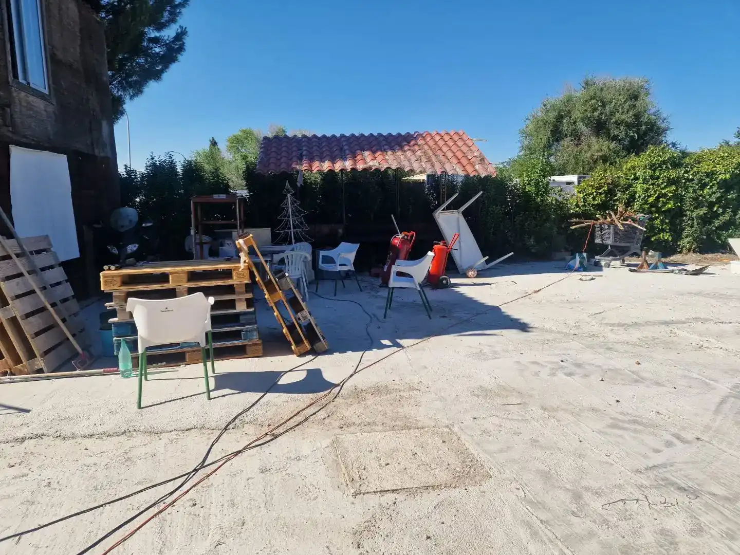 Jardín de Piso en venta en Madrid con Aire acondicionado, Jardín privado y Amueblado