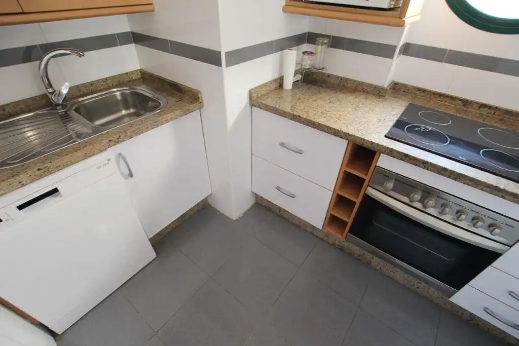 Küche von Wohnung zum Verkauf in Jerez de la Frontera mit Klimaanlage, Heizung und Parkett