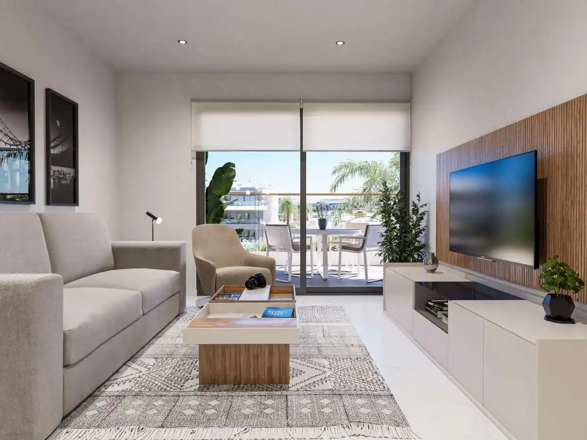 Living room of Flat for sale in La Nucia  with Heating, Terrace and Storage room