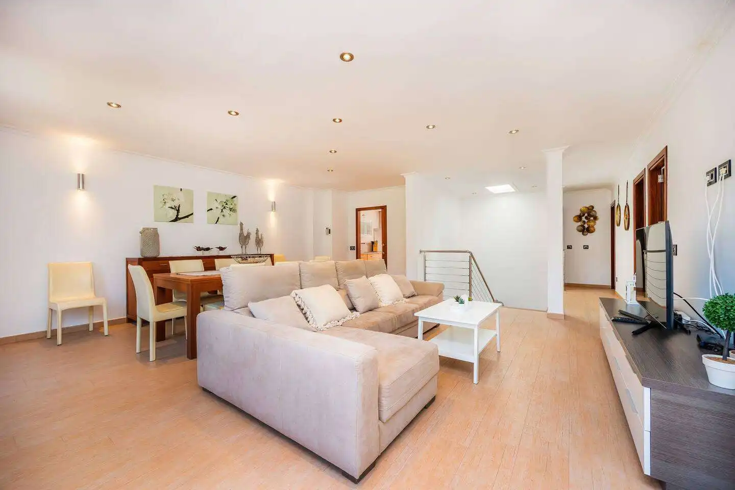 Sala de estar de Casa o chalet de alquiler en Capdepera con Aire acondicionado, Terraza y Amueblado