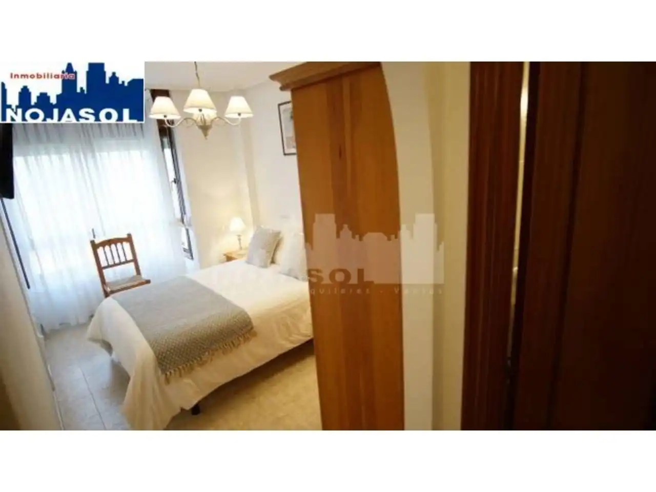 Bedroom of Flat for rent in Noja  with Heating, Terrace and Furnished