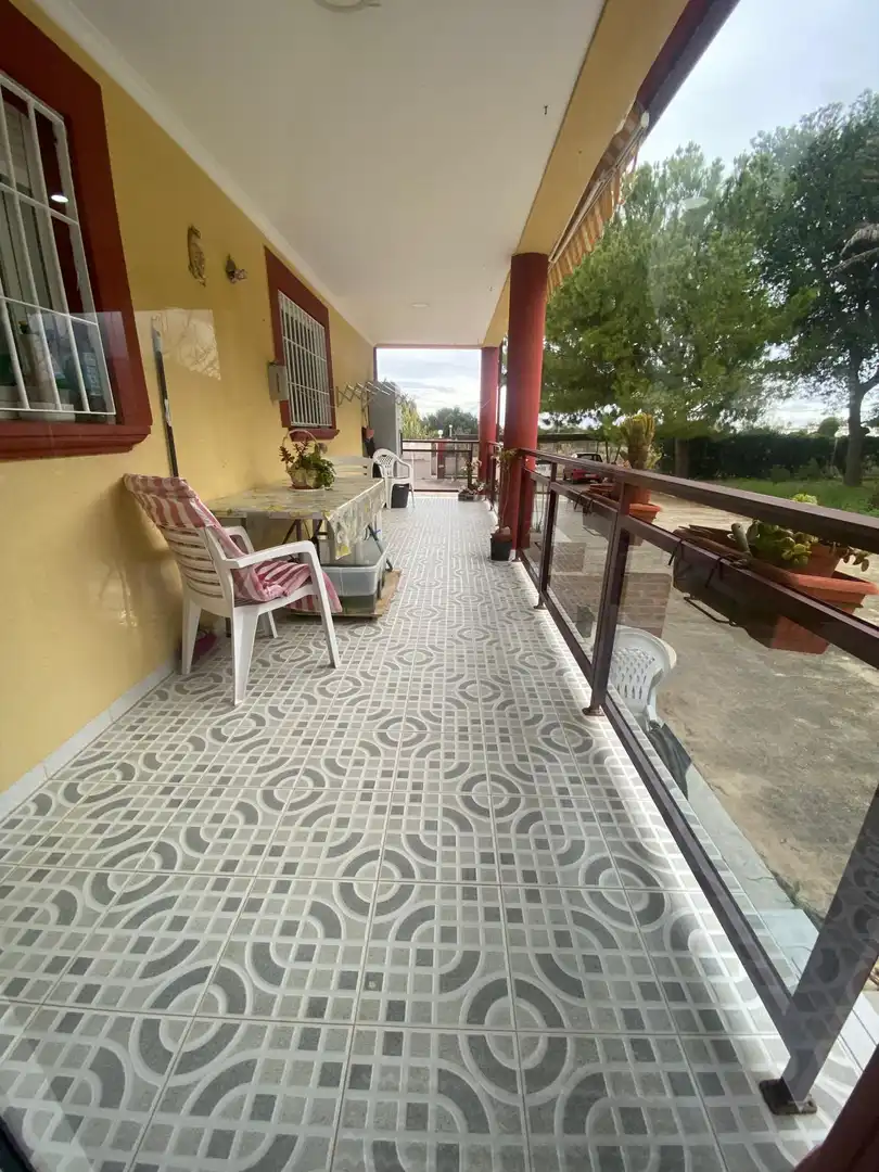 Terrace of Country homes for sale in Els Poblets  with Private garden and Internet