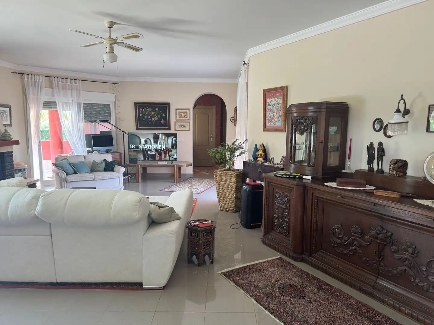 Sala d'estar de Casa o xalet en venda en Cuevas del Almanzora amb Aire condicionat, Terrassa i Piscina
