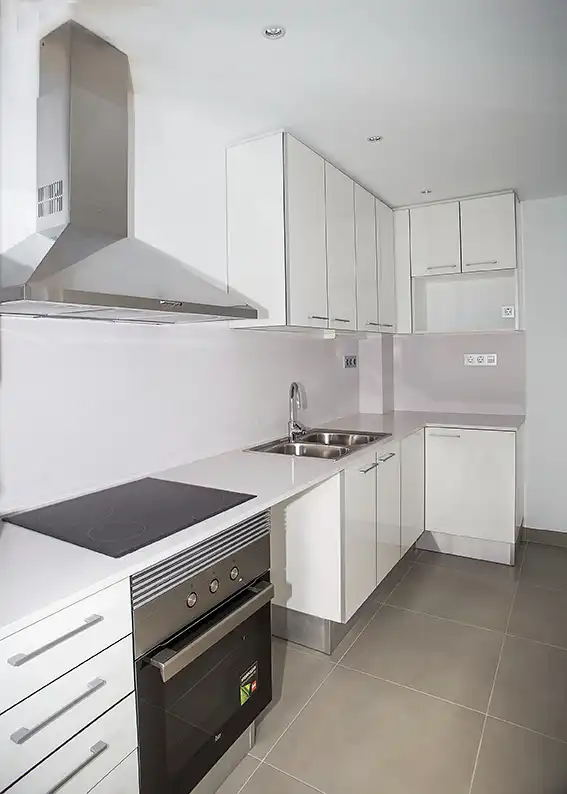 Kitchen of Flat for rent in Barcelona  with Terrace, Storage room and Oven