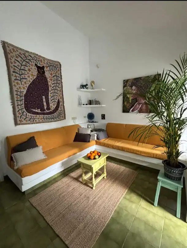 Sala de estar de Casa o chalet de alquiler en San Bartolomé de Tirajana con Aire acondicionado, Terraza y Amueblado