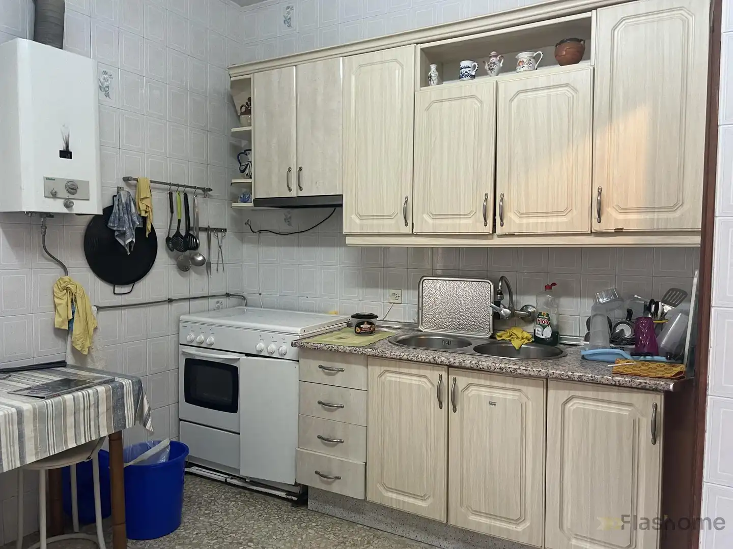 Cocina de Casa o chalet en venta en Santa Amalia con Terraza y Piscina