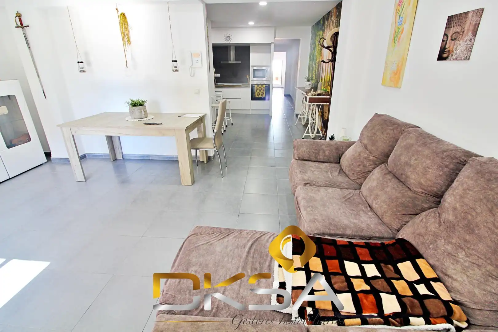 Living room of Flat for sale in Castellón de la Plana / Castelló de la Plana  with Terrace, Furnished and Balcony