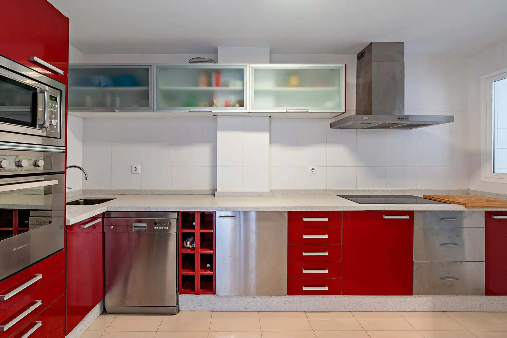 Cocina de Piso en venta en Almería con Jardín privado, Terraza y Trastero
