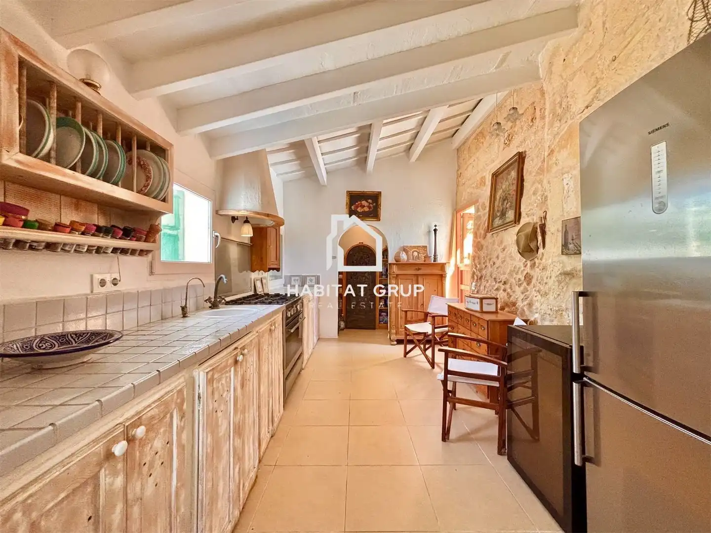 Küche von Haus oder Chalet zum Verkauf in Sant Lluís mit Klimaanlage, Heizung und Privatgarten