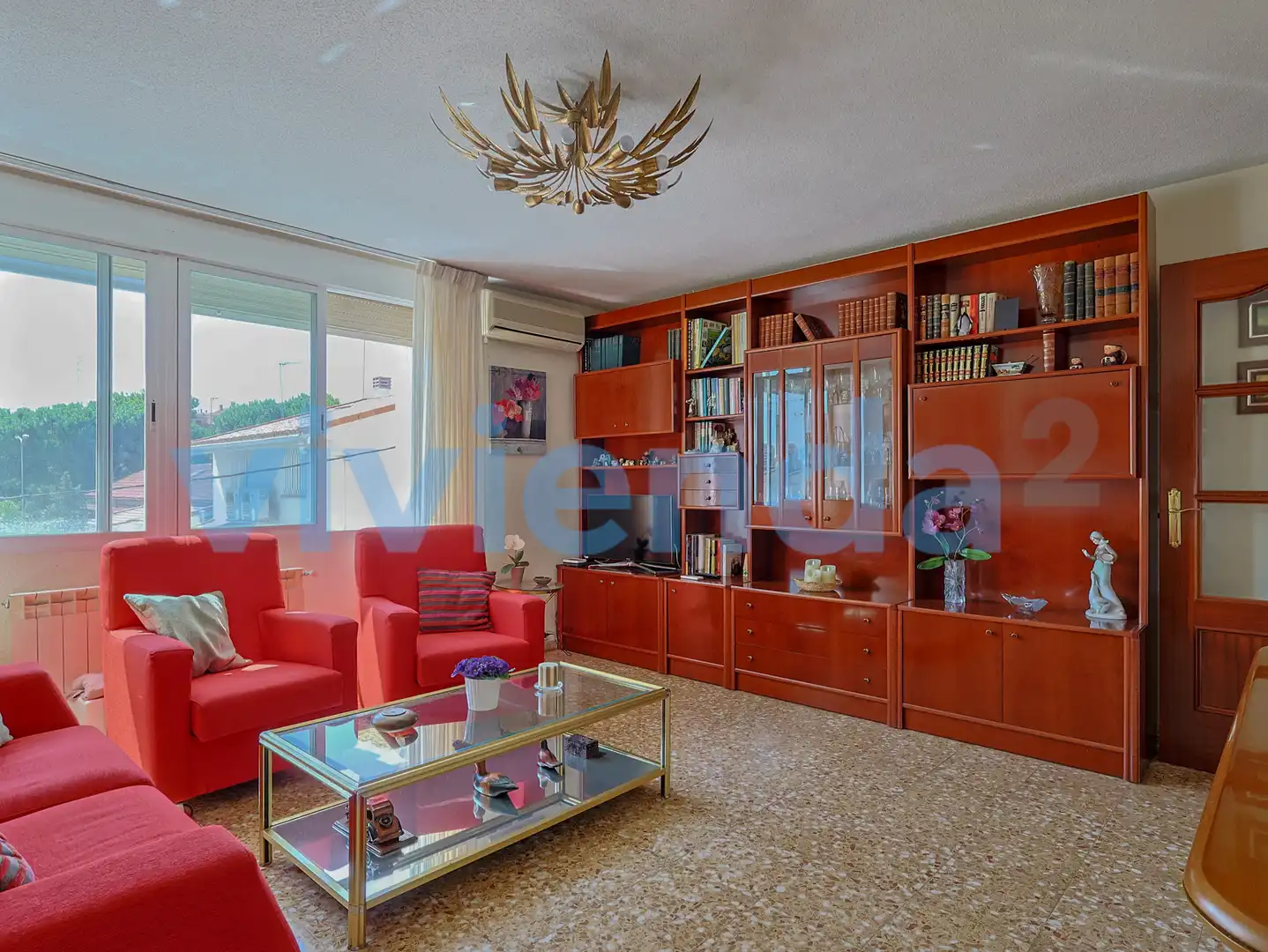 Wohnzimmer von Wohnung zum Verkauf in Madrid mit Klimaanlage, Heizung und Möbliert