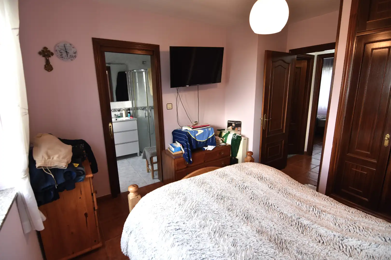 Habitación de Casa o chalet en venta en Pontedeume con Calefacción, Jardín privado y Parquet