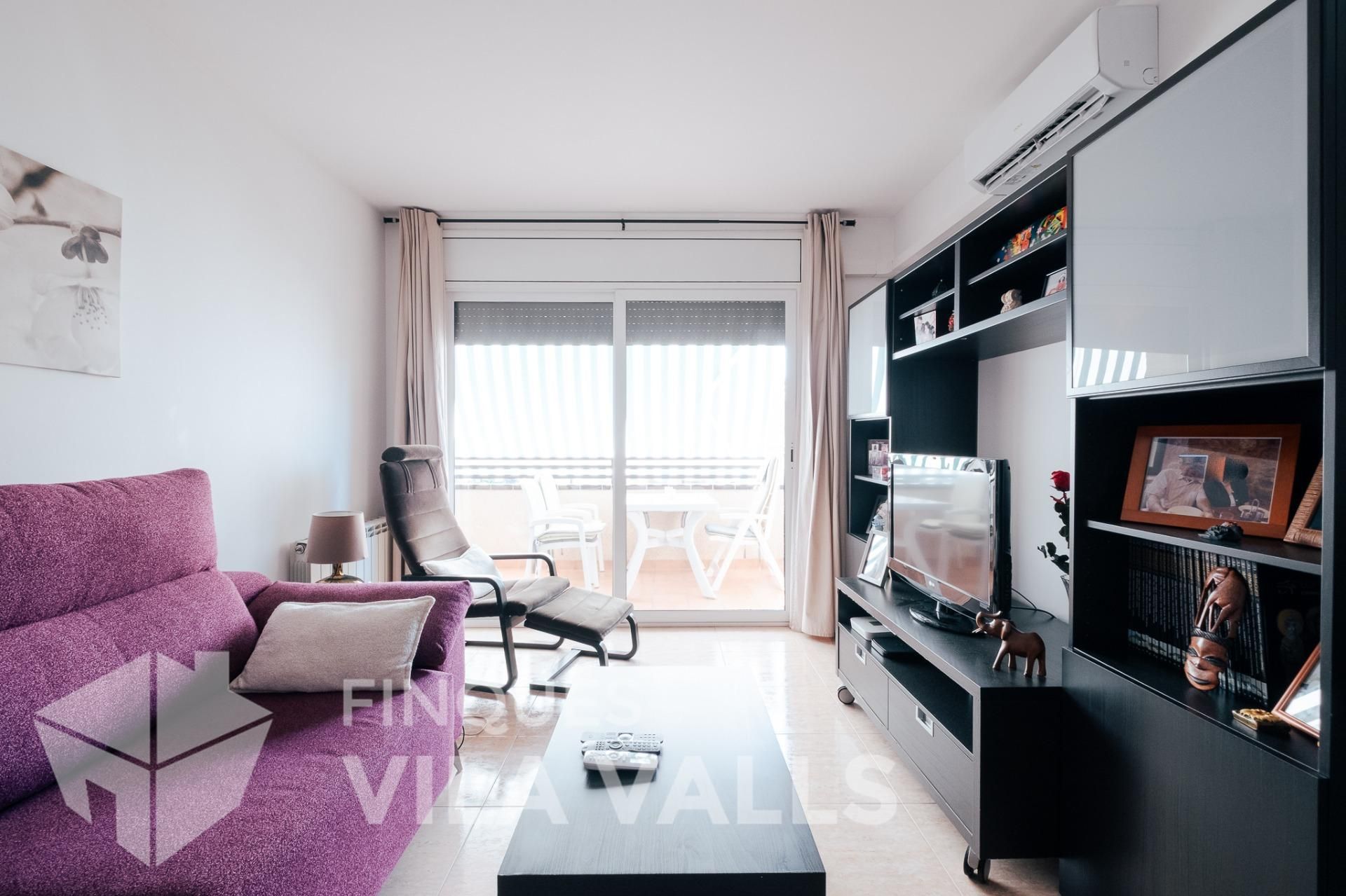 Sala de estar de Piso en venta en Sant Feliu de Codines con Jardín privado y Terraza