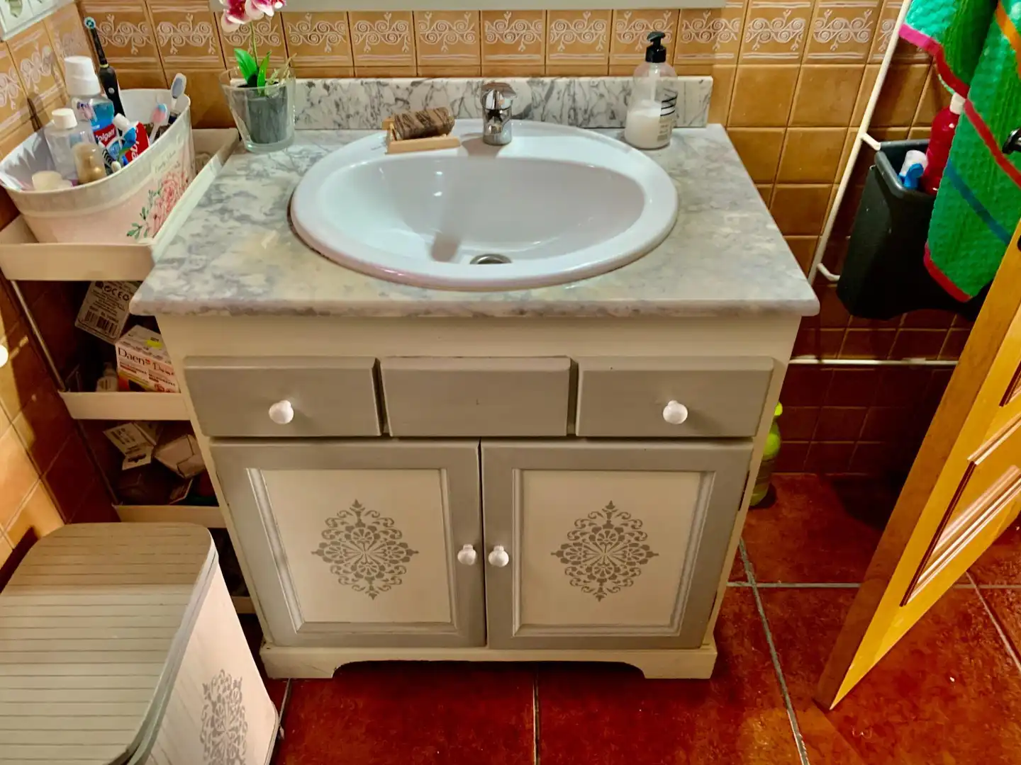 Baño de Casa o chalet en venta en Lora del Río con Aire acondicionado, Calefacción y Jardín privado