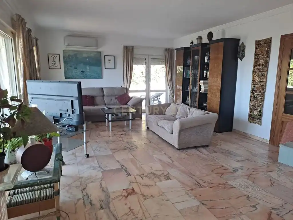 Sala de estar de Casa o chalet en venta en Mijas con Aire acondicionado, Terraza y Piscina