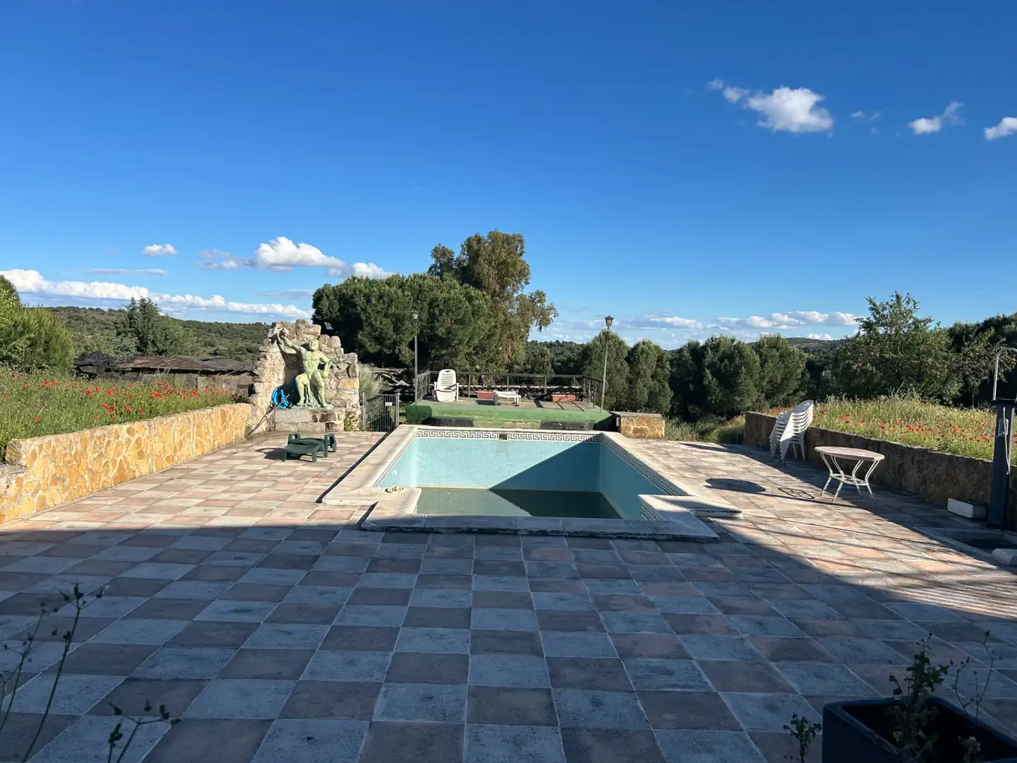 Piscina de Finca rústica en venta en Navas del Rey con Calefacción, Jardín privado y Terraza