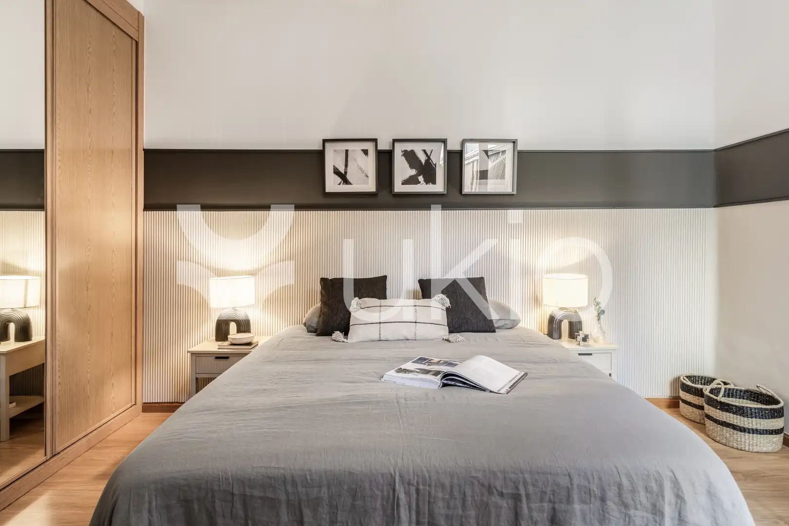 Habitación de Apartamento de alquiler en Madrid con Aire acondicionado, Calefacción y Amueblado