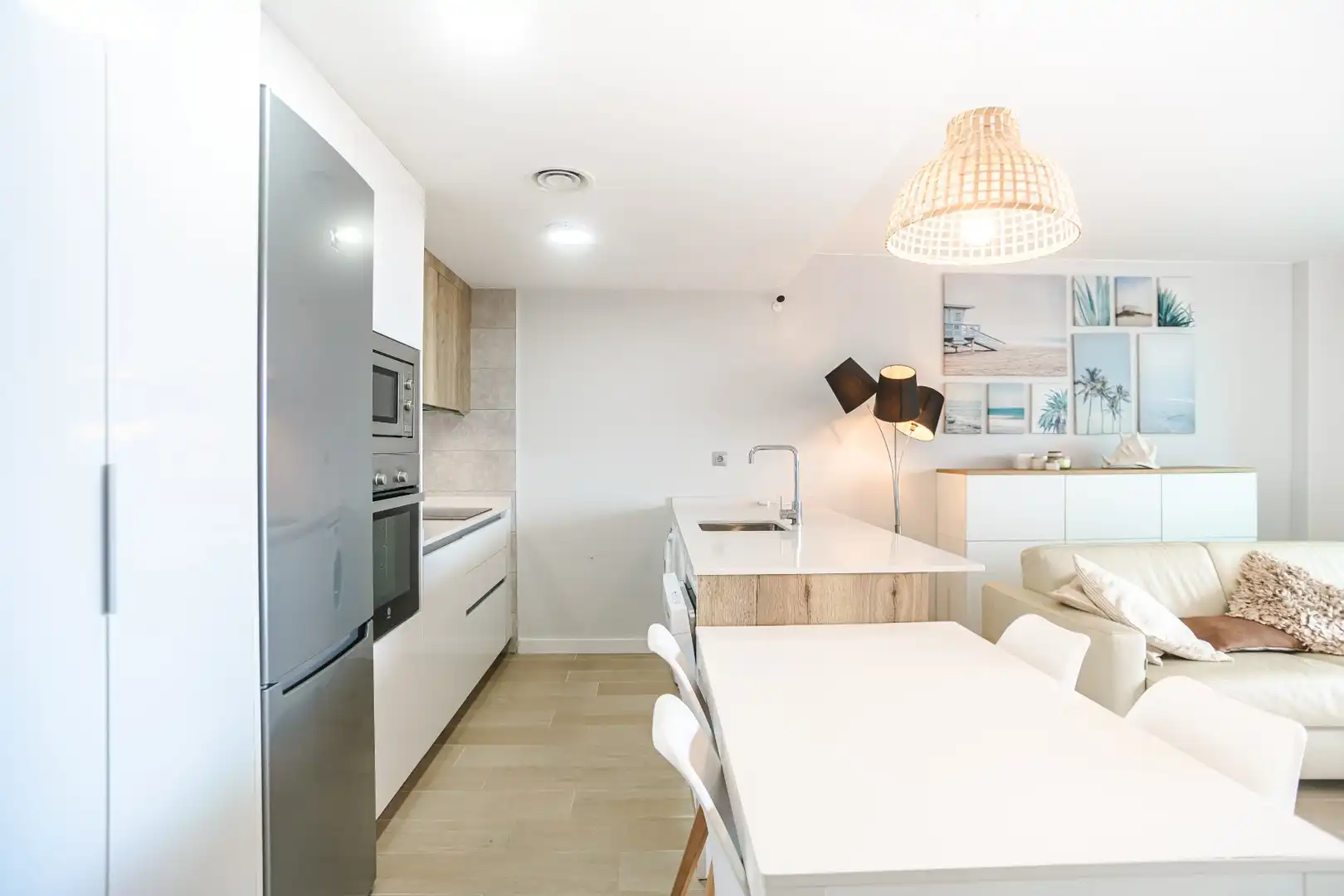 Cuina de Apartament en venda en Cartagena amb Parquet, Terrassa i Balcó