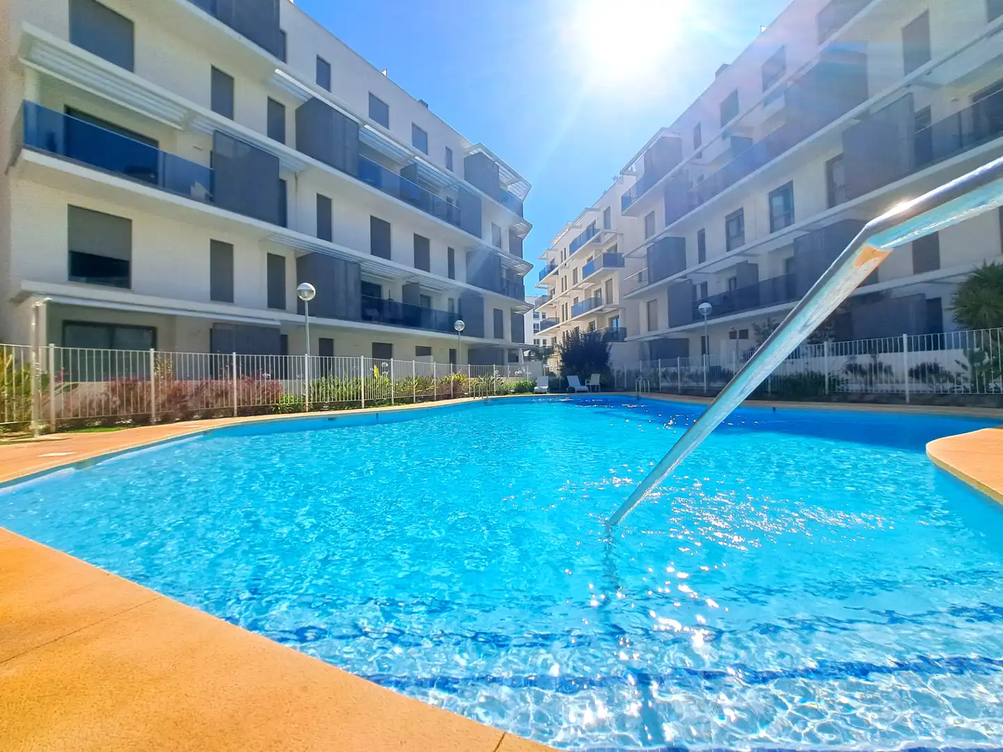 Swimming pool of Apartments for sale in Dénia  with Air Conditioner, Heating and Private garden