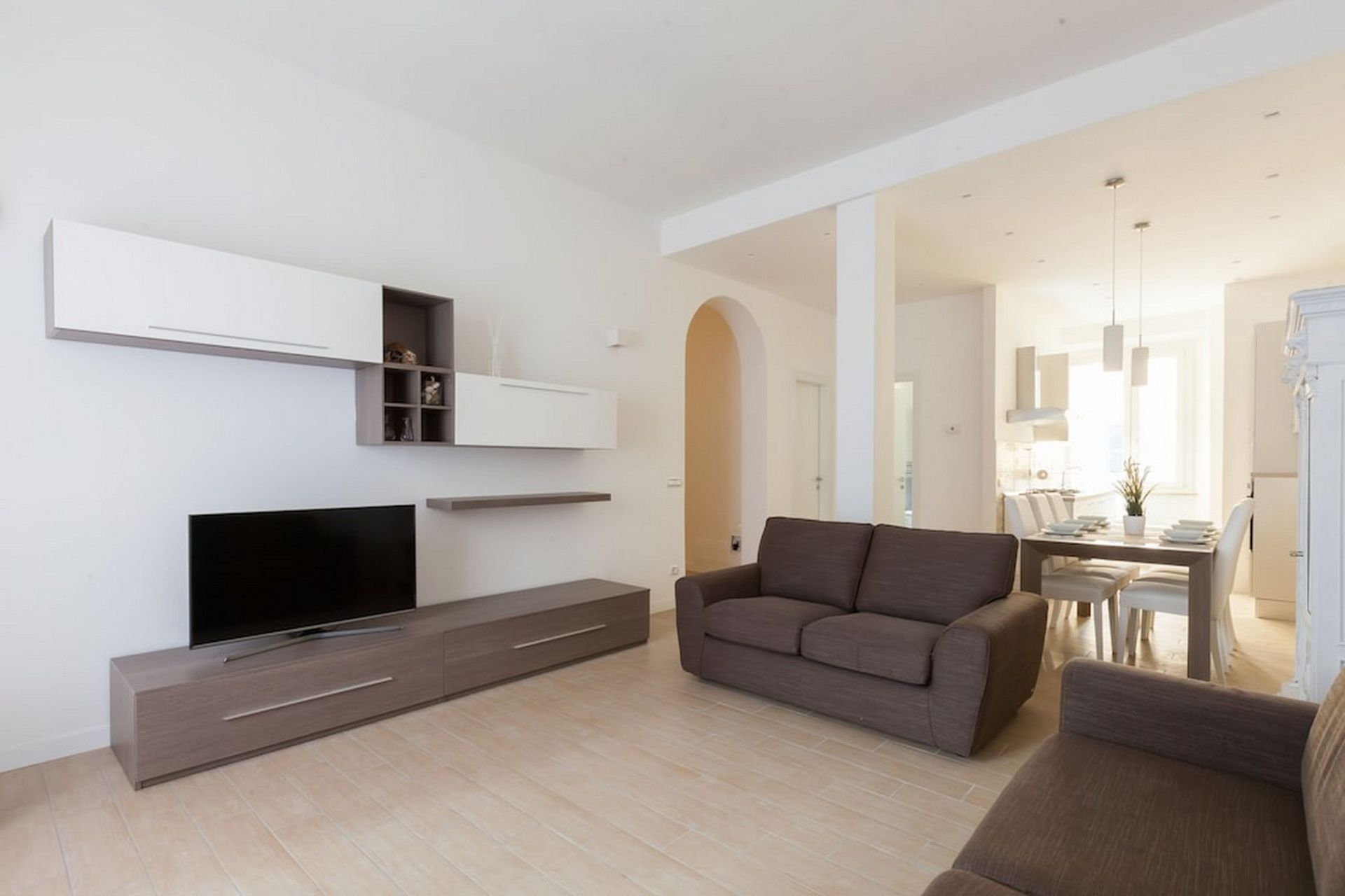 Sala de estar de Piso de alquiler en  Zaragoza Capital con Aire acondicionado, Trastero y Amueblado