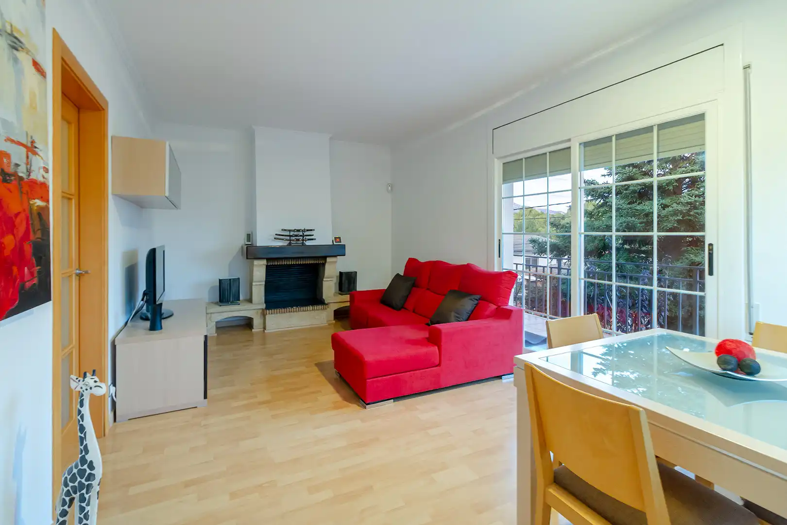 Living room of Houses for sale in Piera  with Heating, Private garden and Parquet flooring