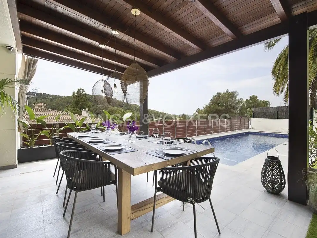 Terraza de Casa o chalet en venta en Sant Pere de Ribes con Aire acondicionado, Calefacción y Jardín privado