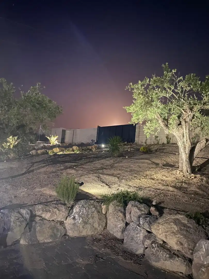 Vista exterior de Casa o xalet en venda en Elda amb Aire condicionat, Jardí privat i Terrassa