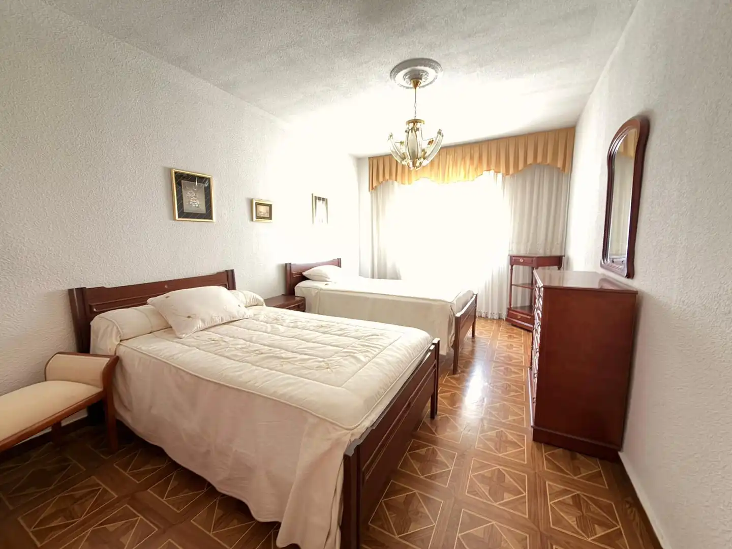 Bedroom of Flat for sale in Madrid  with Terrace