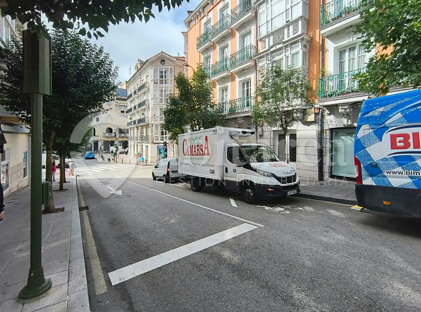 Vista exterior de Estudio de alquiler en Santander con Amueblado y Horno