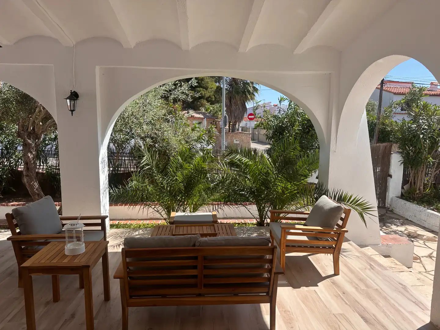 Terrasse von Haus oder Chalet zum Verkauf in Mont-roig del Camp mit Klimaanlage, Heizung und Privatgarten