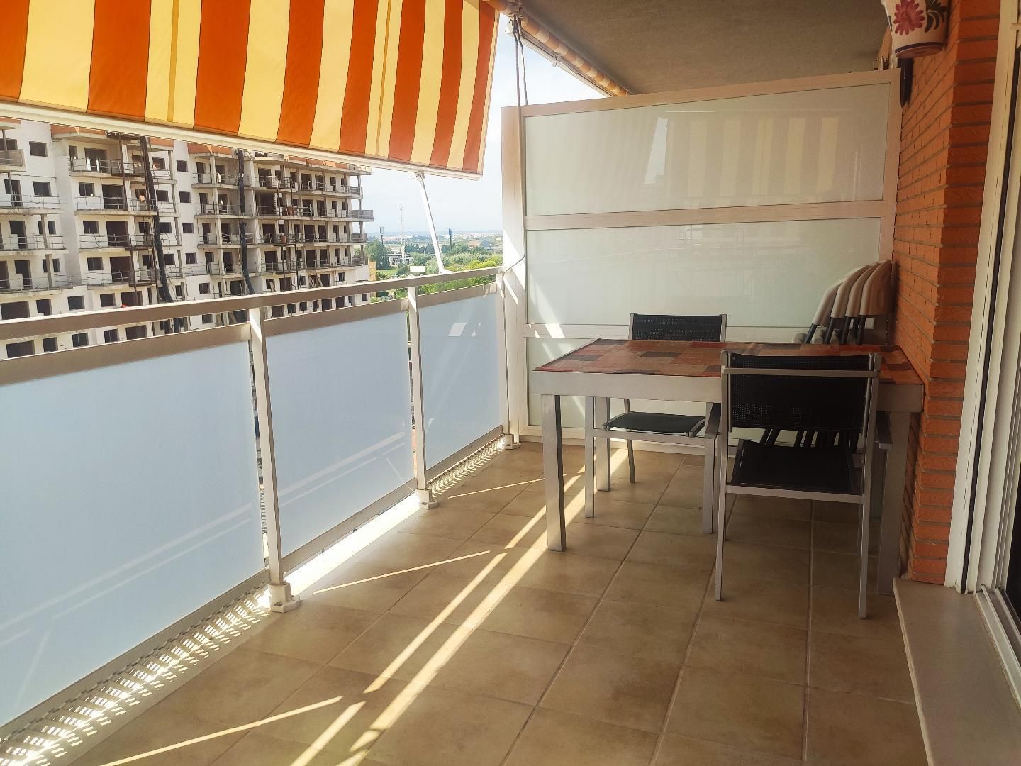 Terrace of Flat to rent in La Pobla de Farnals  with Storage room and Swimming Pool