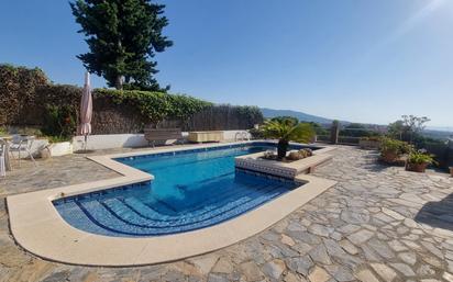 Swimming pool of House or chalet for sale in Montgat  with Air Conditioner, Heating and Private garden