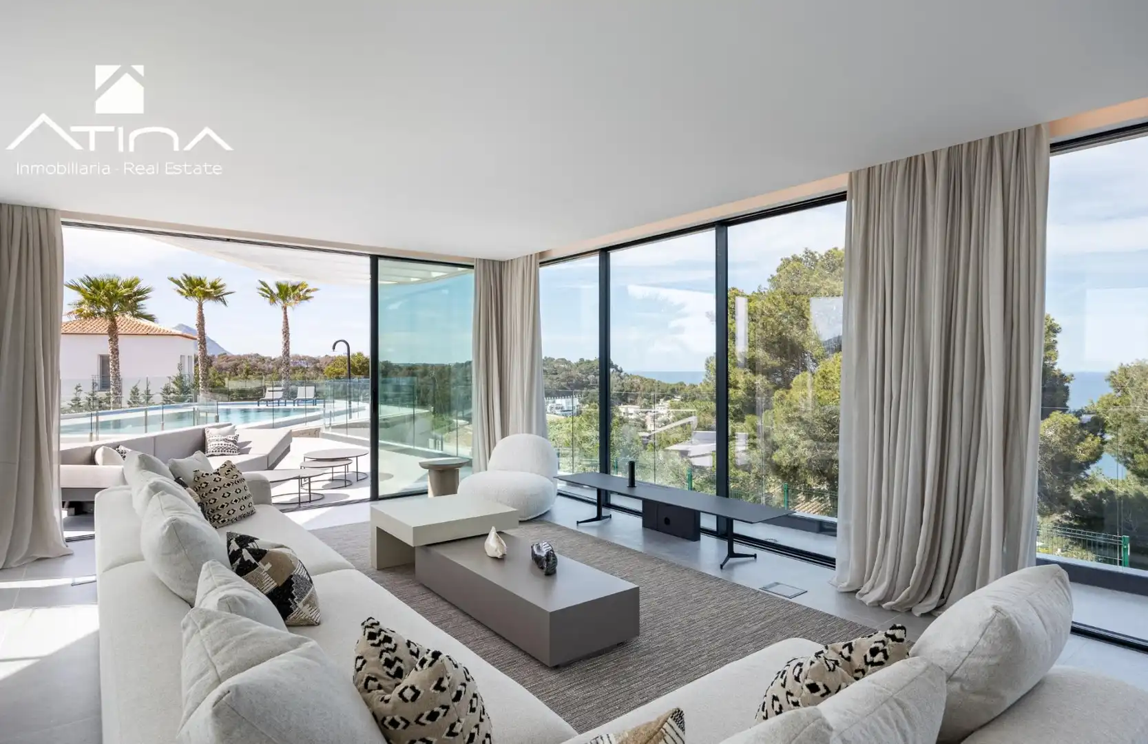 Living room of Houses for sale in Jávea / Xàbia  with Air Conditioner, Private garden and Terrace