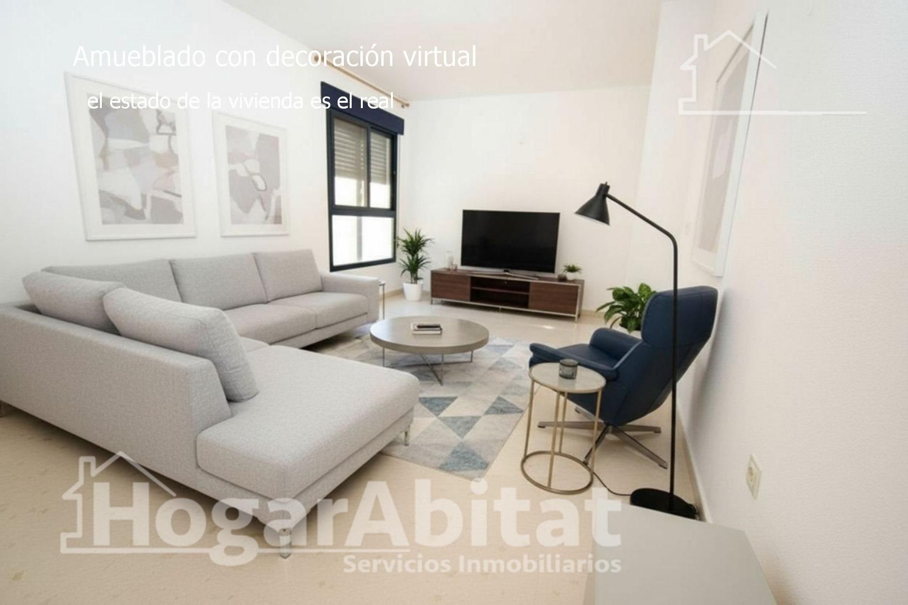 Wohnzimmer von Wohnung zum verkauf in Montserrat mit Klimaanlage, Heizung und Abstellraum