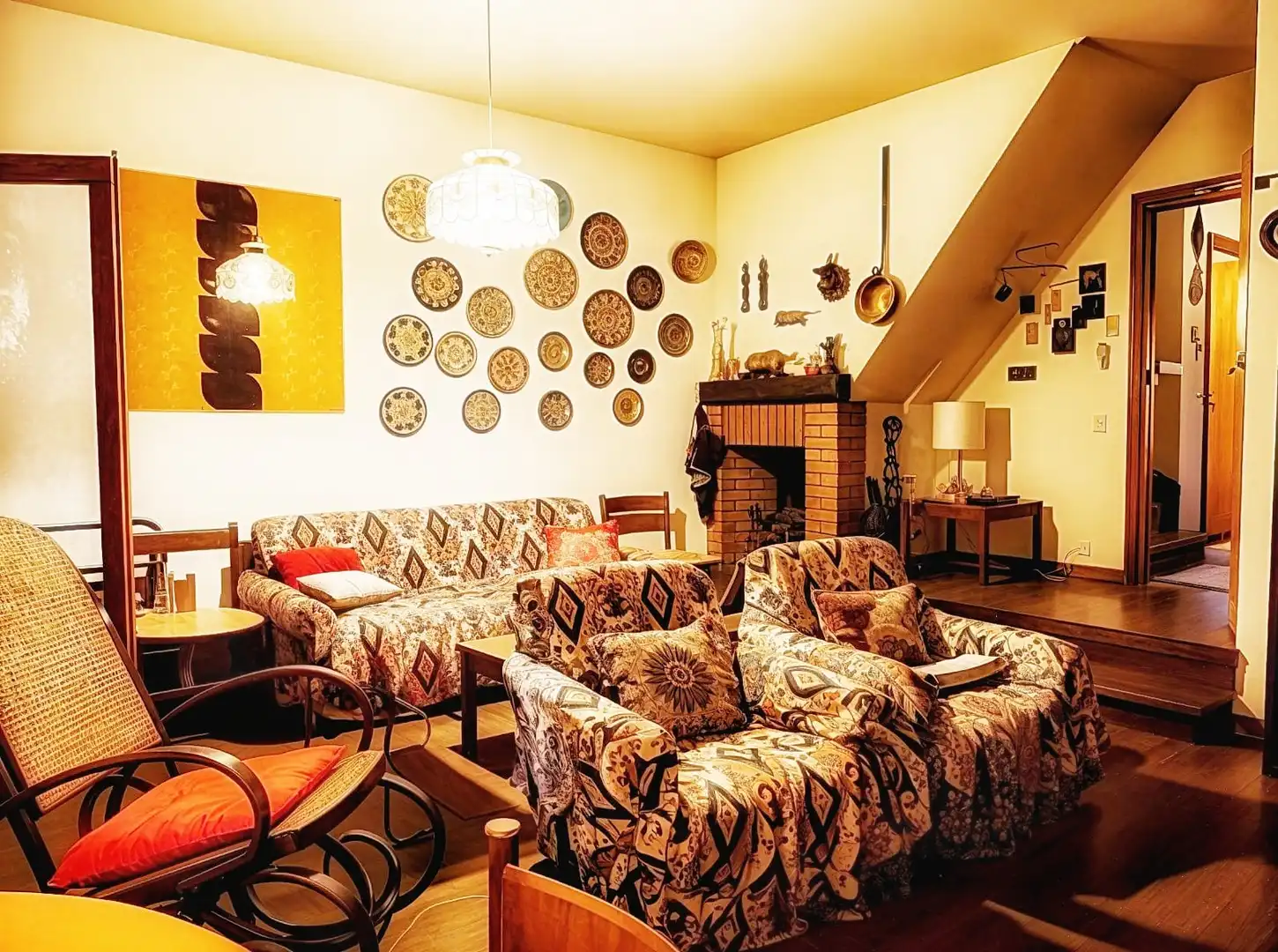 Living room of Detached homes for sale in Manzanares El Real  with Heating, Private garden and Terrace