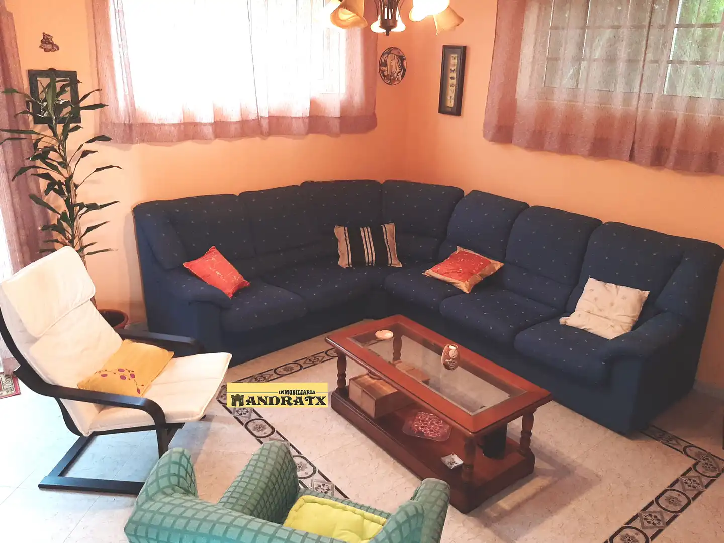 Wohnzimmer von Haus oder Chalet zum Verkauf in Fene mit Heizung, Terrasse und Abstellraum