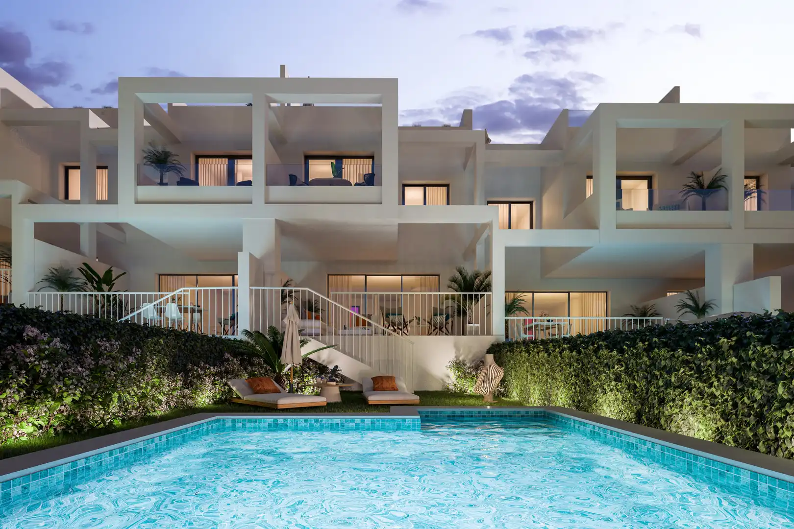 Piscina de Casa o chalet en venta en Marbella con Aire acondicionado, Calefacción y Jardín privado