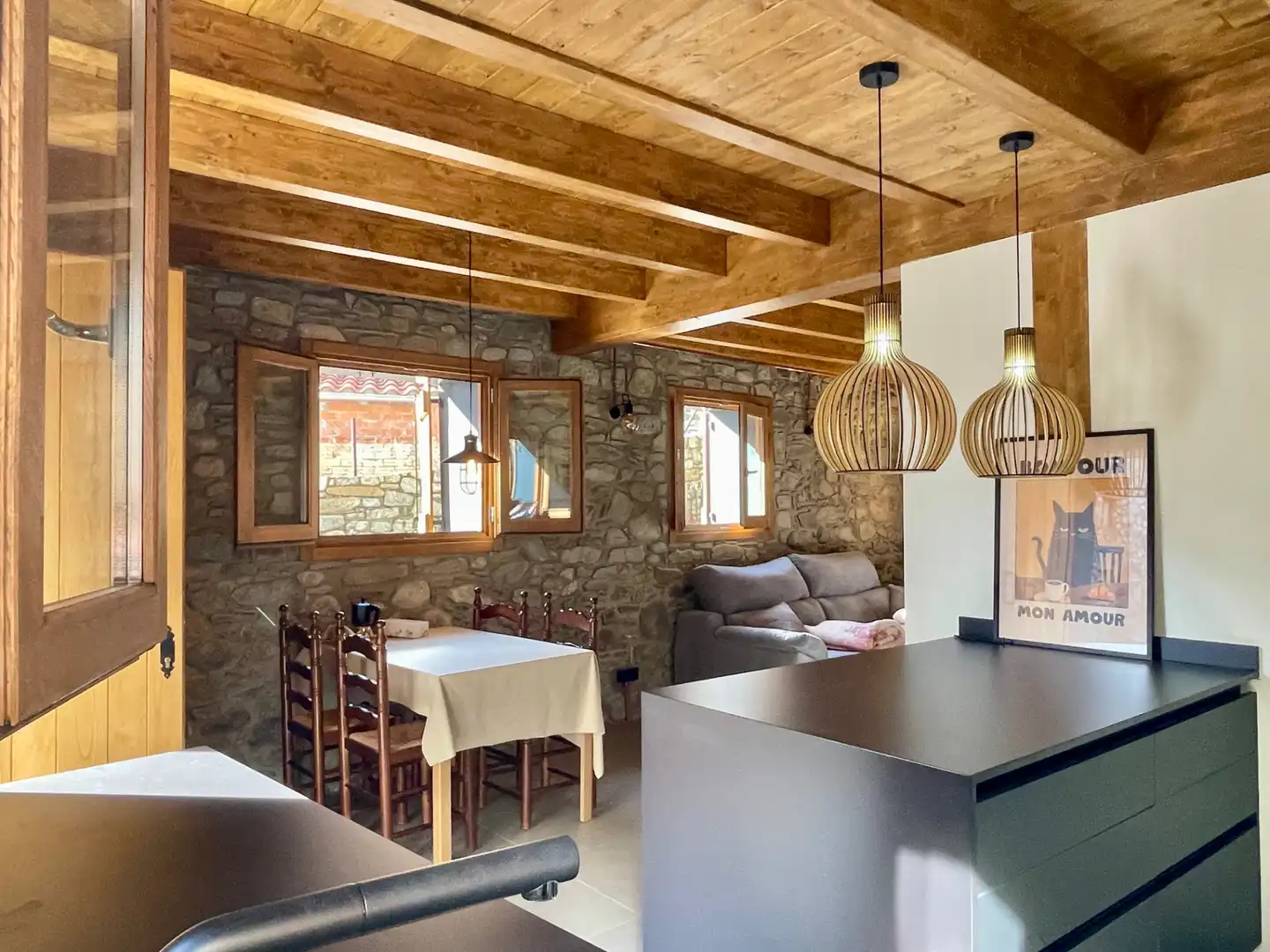 Comedor de Finca rústica en venta en Setcases con Calefacción, Parquet y Trastero