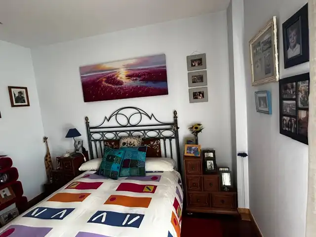 Bedroom of Flat for sale in Vilagarcía de Arousa  with Parquet flooring, Storage room and Furnished