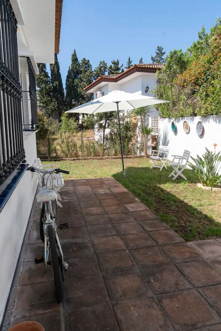 Jardín de Casa adosada en venta en Almonte con Terraza, Trastero y Balcón