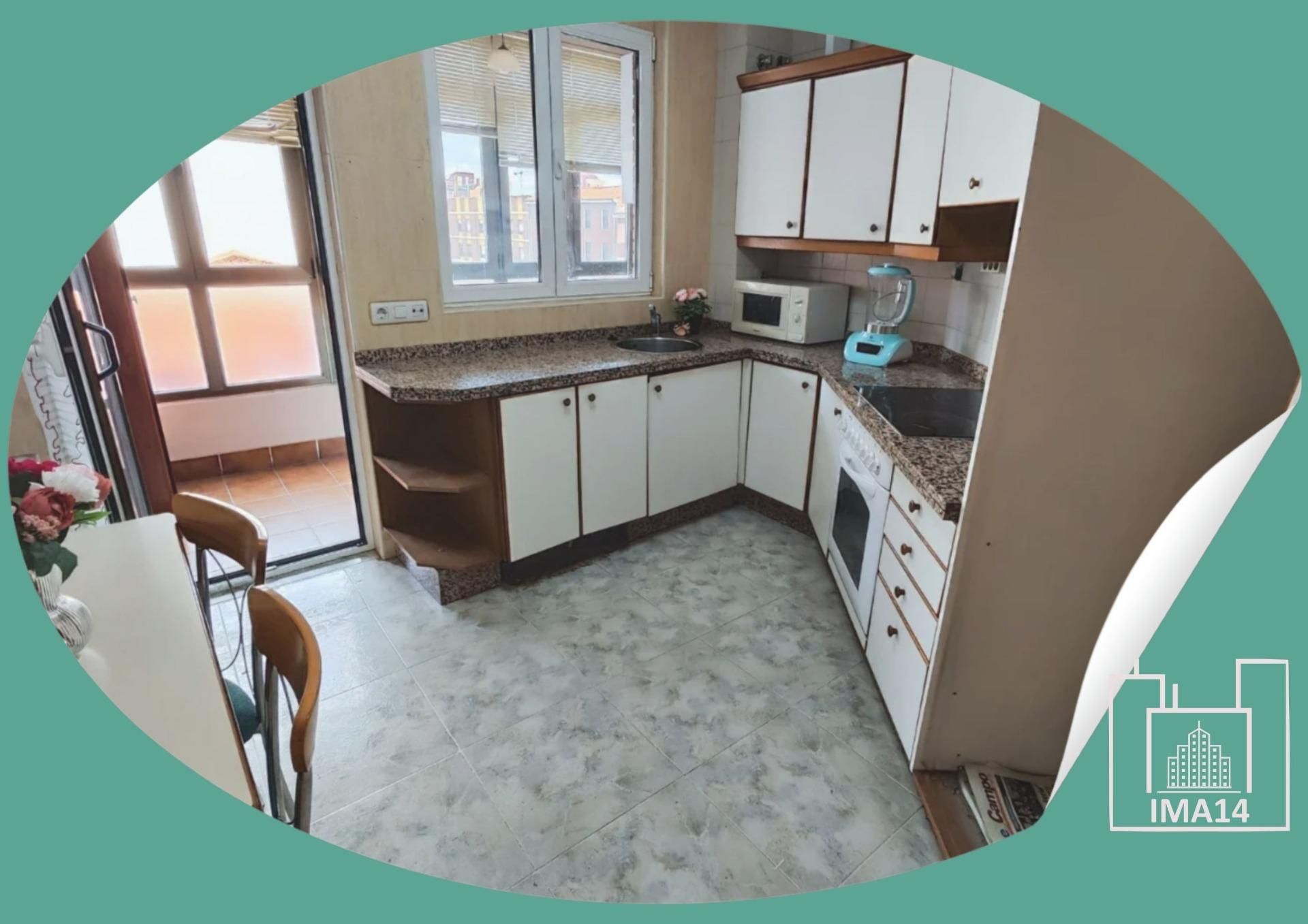 Kitchen of Flat for sale in León Capital   with Heating, Terrace and Storage room